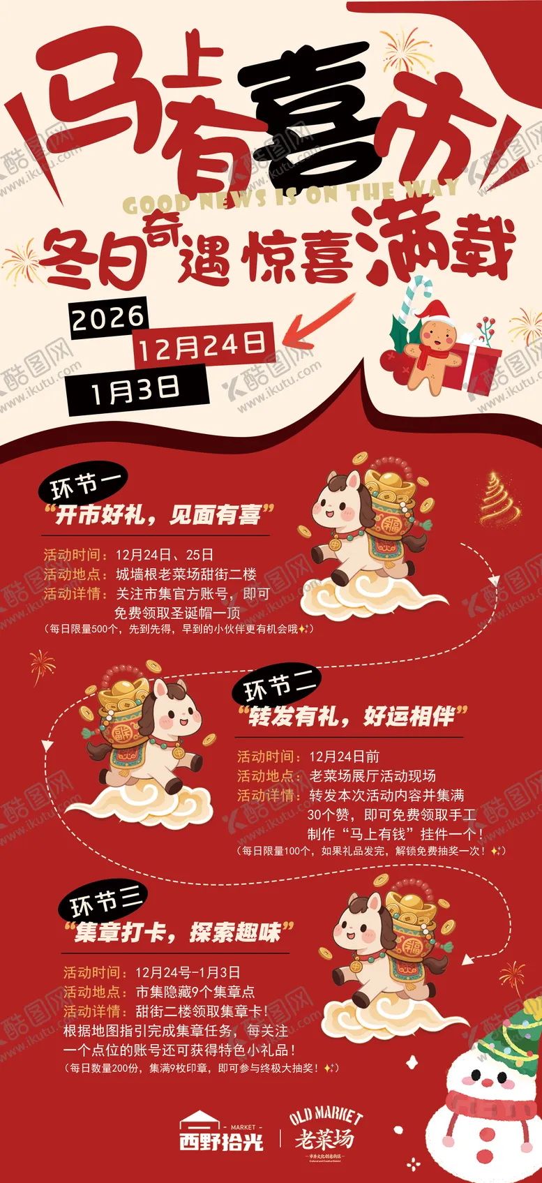 编号：11758412191501117579【酷图网】源文件下载-圣诞元旦活动流程海报