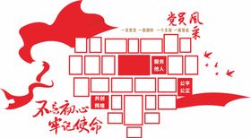 党员风采照片文化墙