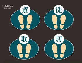 厨房地贴