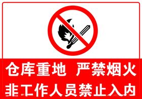 严禁烟火标识牌