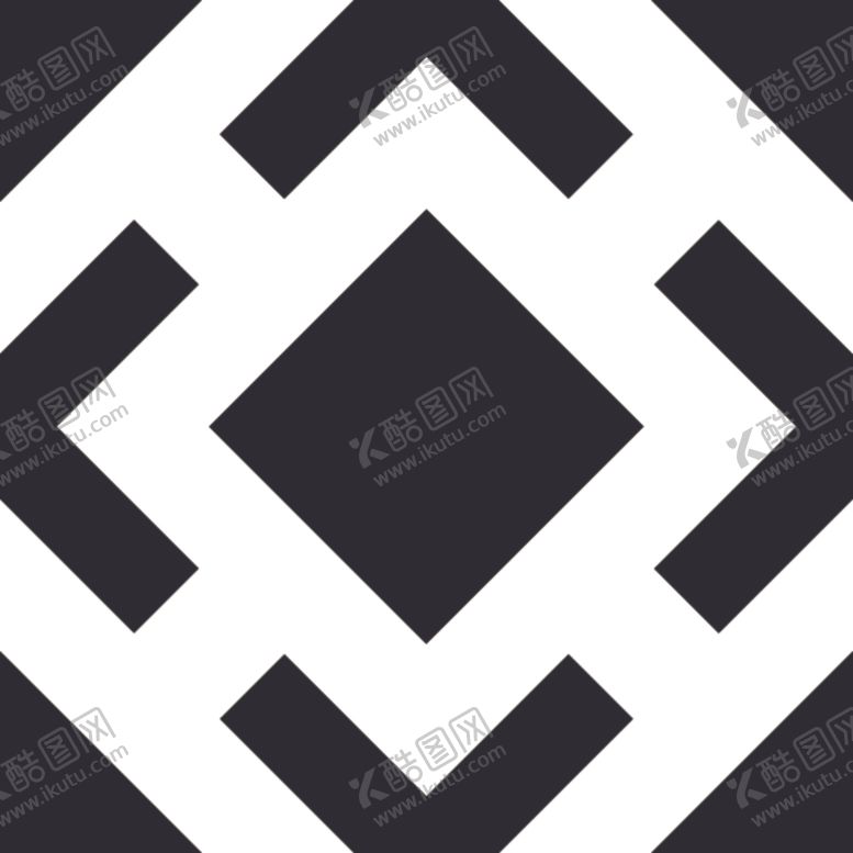 编号：98342610081553004248【酷图网】源文件下载-黑白简约花纹图案设计