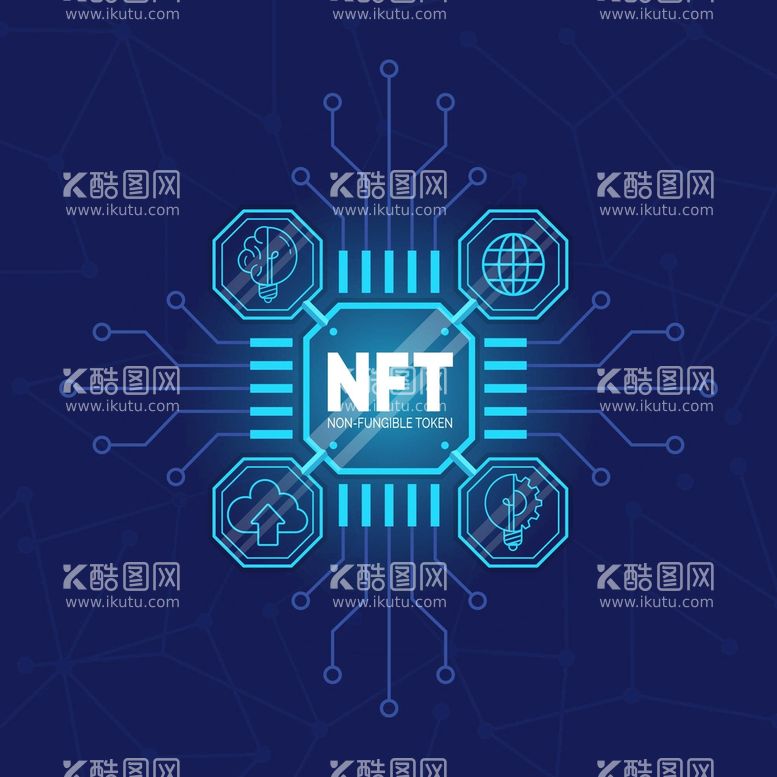 编号：14520709211645558492【酷图网】源文件下载-nft 概念矢量