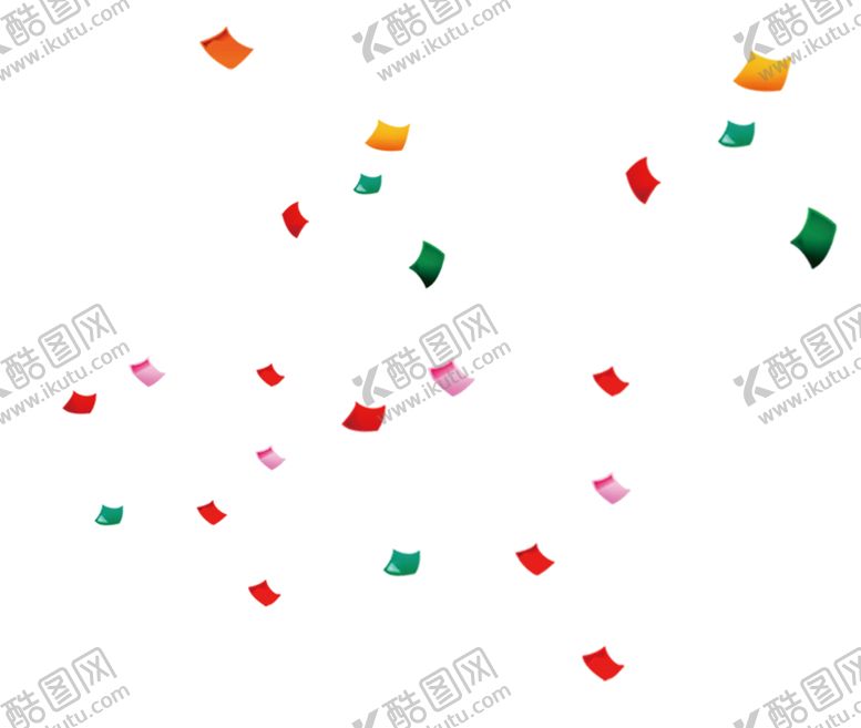 编号：91028610061646043465【酷图网】源文件下载-纸屑素材