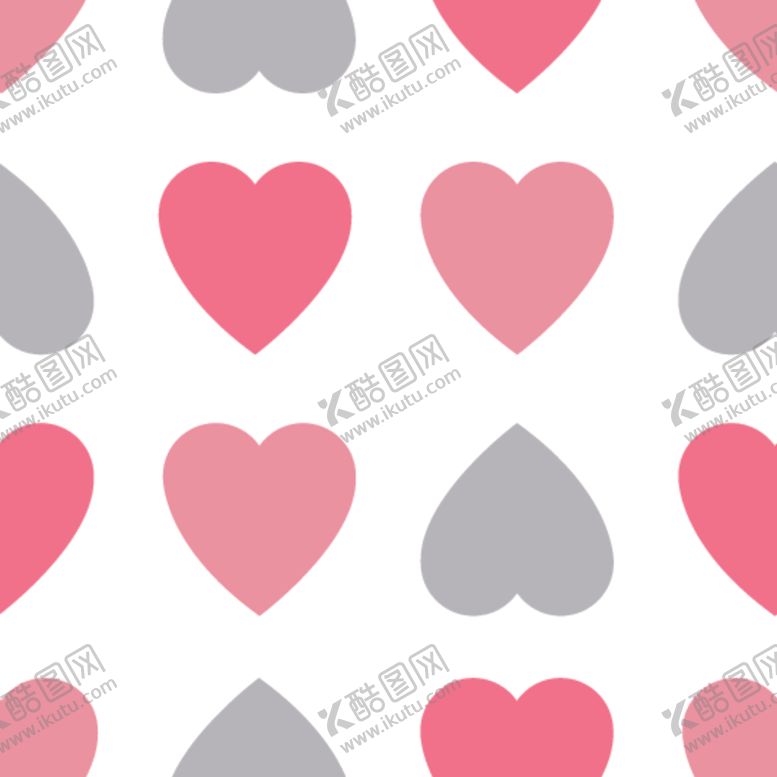 编号：29032805061844376672【酷图网】源文件下载-无缝爱心底纹
