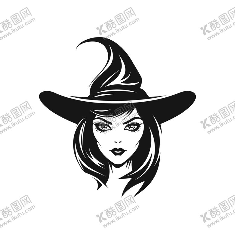 编号：95550312110922068500【酷图网】源文件下载-万圣节女巫