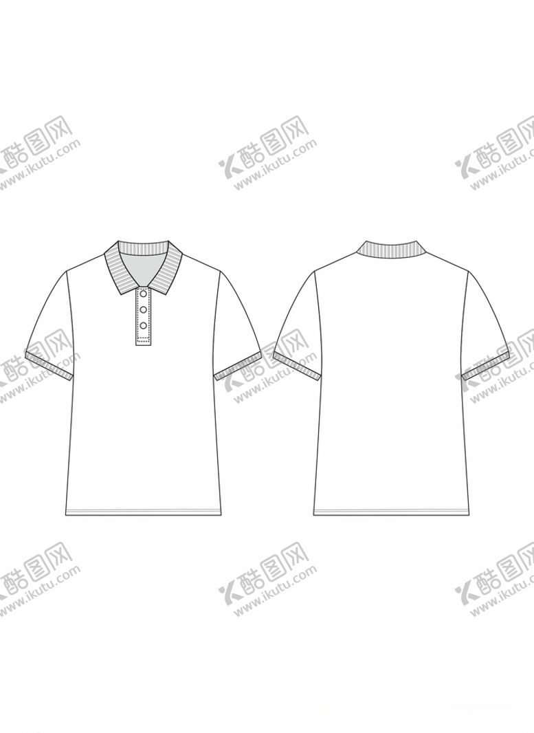 编号：27569009212252109603【酷图网】源文件下载-女装短袖翻领POLO衫服装设计