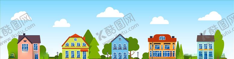 编号：40700909161450257137【酷图网】源文件下载-卡通建筑