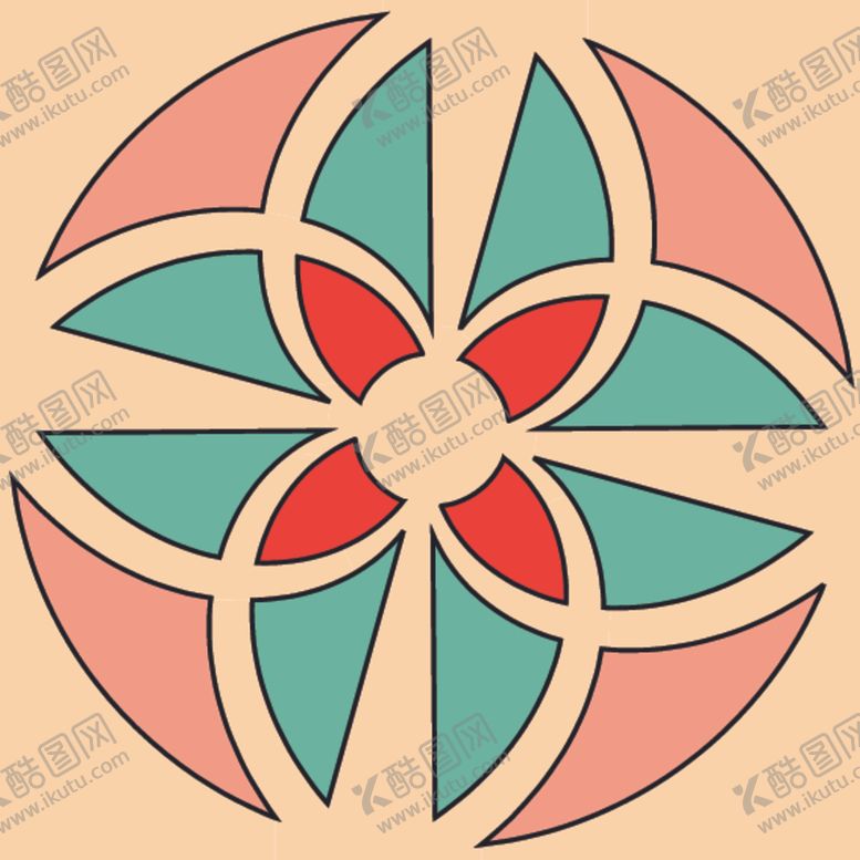 编号：10299409281740241908【酷图网】源文件下载-波西米亚风格花纹图案