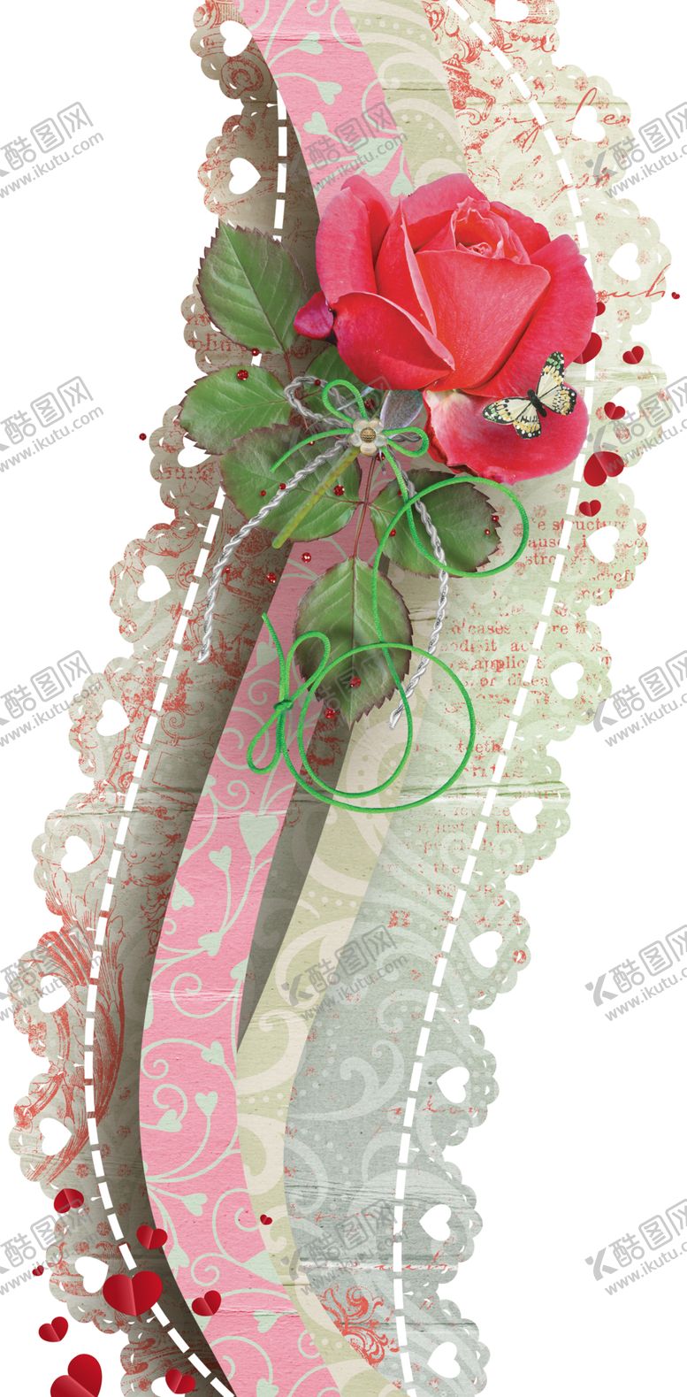 编号：69718309220048502872【酷图网】源文件下载-欧式复古花朵装饰