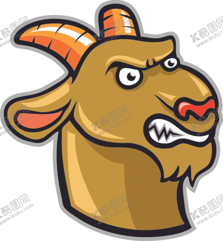 编号：49960610032318322023【酷图网】源文件下载-羊头图标