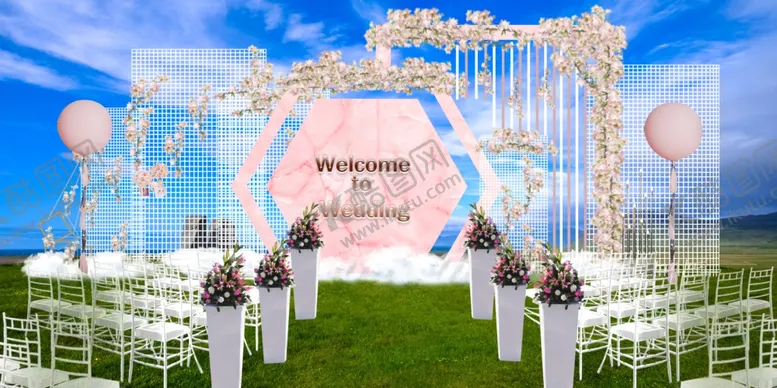 编号：72945906232329204157【酷图网】源文件下载-森系婚礼