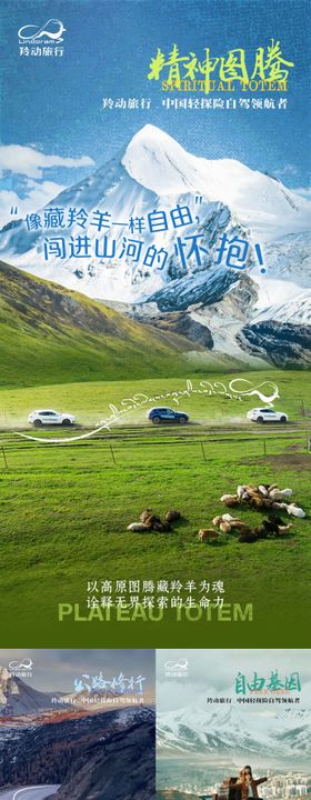 自驾川藏品宣系列海报
