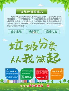 垃圾分类环境创卫