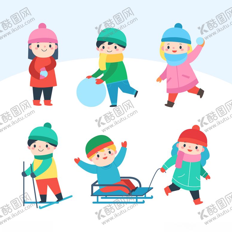 编号：63152312062010057945【酷图网】源文件下载-冬季滑雪