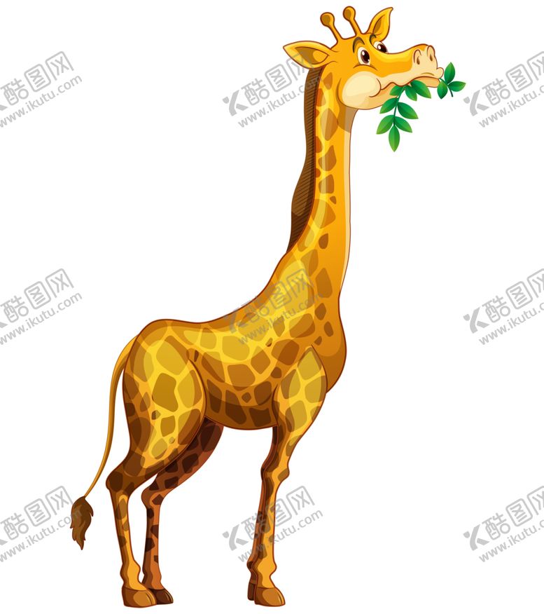 编号：90288310030353088745【酷图网】源文件下载-卡通长颈鹿