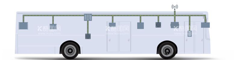 编号：30980103110817285049【酷图网】源文件下载-公交车简易模型及电子电气产品