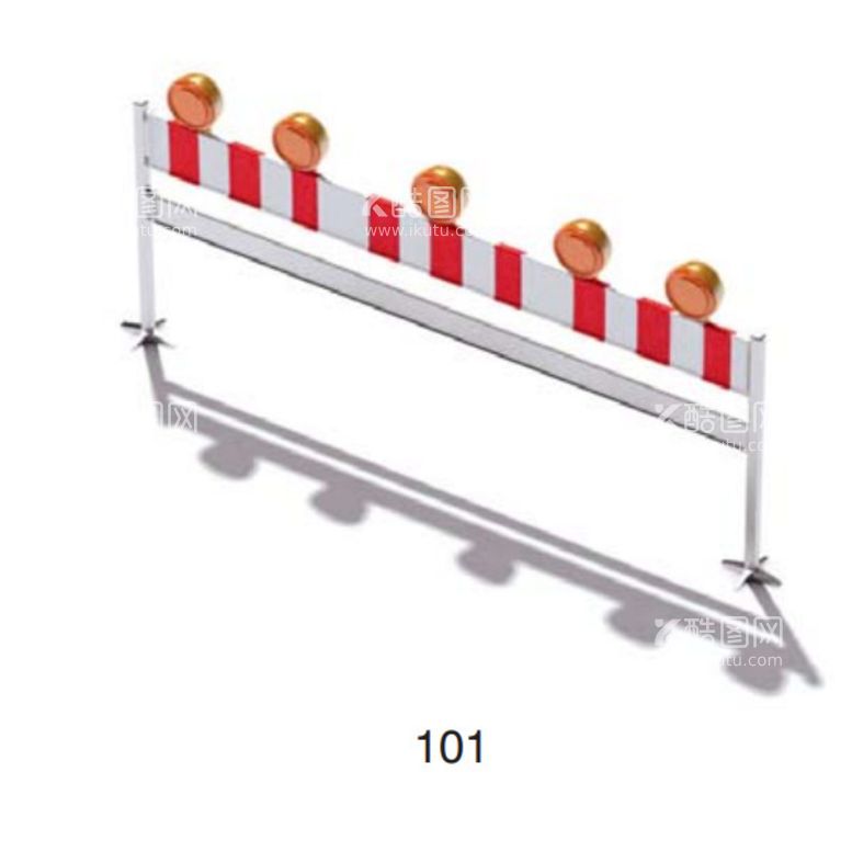 编号：87711010161301527191【酷图网】源文件下载-C4D模型 路障  