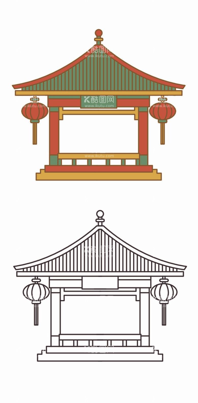 编号：56089811261859242716【酷图网】源文件下载-中式凉亭素材