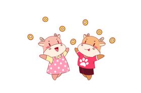 2021金牛送福牛年