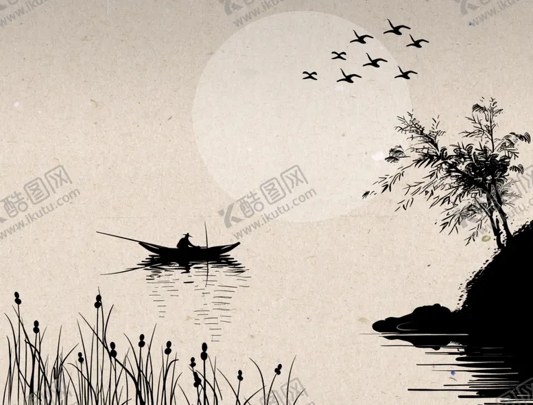 编号：56383602010747575572【酷图网】源文件下载-古风水墨画