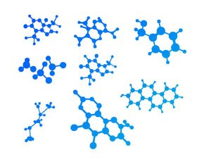 六边形科技背景分子式