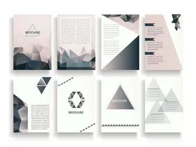 几何风格简约卡片设计