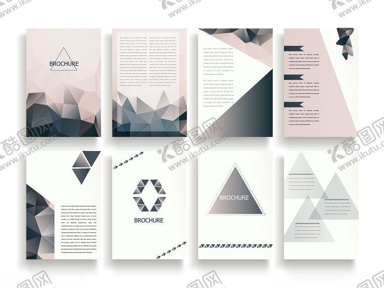 编号：80957011151349328202【酷图网】源文件下载-几何风格简约卡片设计