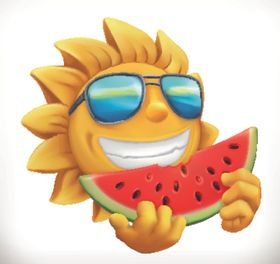 夏日太阳素材