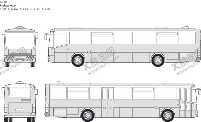 编号：38724410092145047181【酷图网】源文件下载-手绘客运汽车