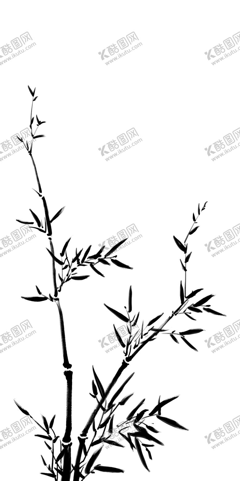 编号：64990707051126568331【酷图网】源文件下载-水墨竹子