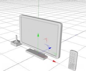 C4D模型电脑