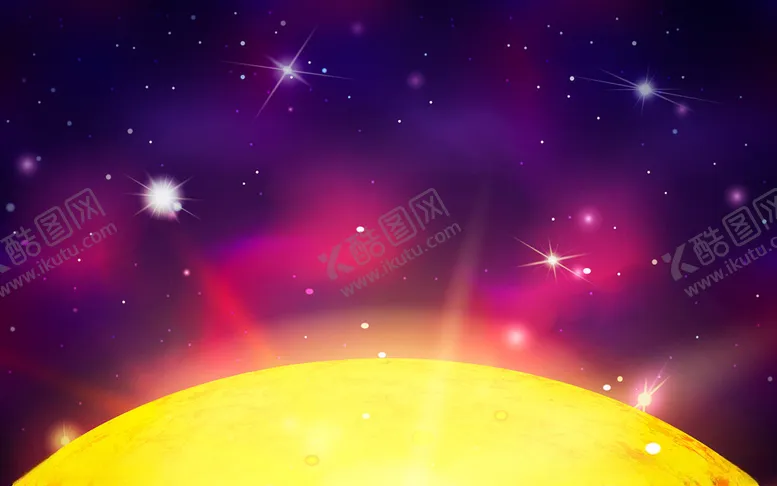 编号：94775706251936575253【酷图网】源文件下载-星空插画