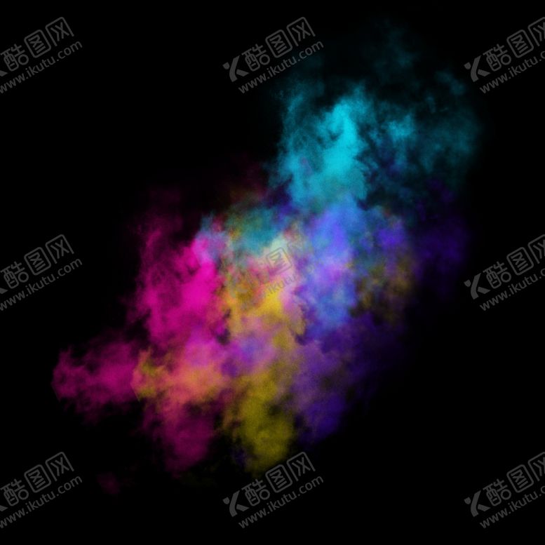 编号：11532009300139349756【酷图网】源文件下载-彩色渐变烟雾