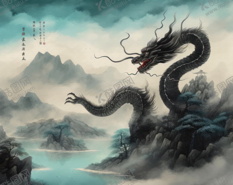 编号：98250001150114013952【酷图网】源文件下载-出水蛟龙
