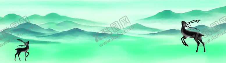 编号：99093311170645148196【酷图网】源文件下载-山水小鹿