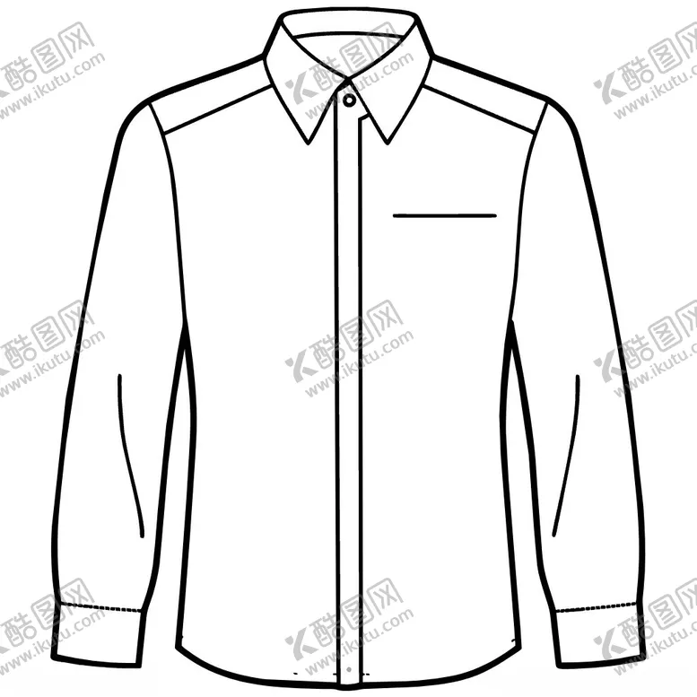 编号：73952602091830053044【酷图网】源文件下载-衬衫简笔画