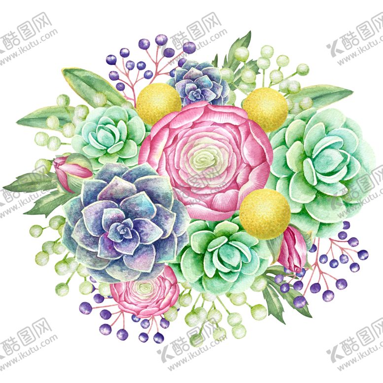 编号：53060106290258362905【酷图网】源文件下载-手绘植物
