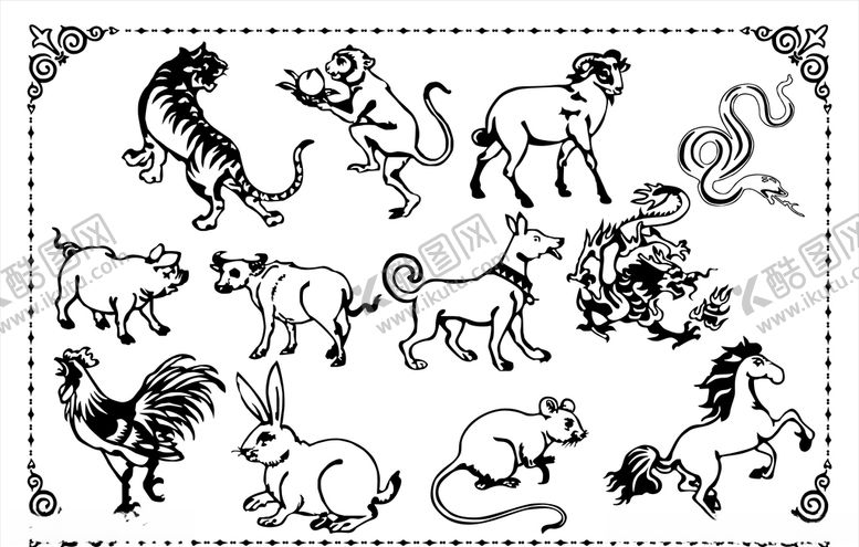 编号：43251810312317559161【酷图网】源文件下载-几何动物