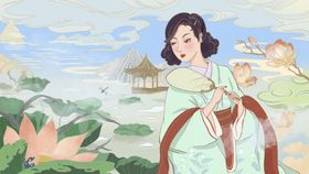 中国风海报意境装饰画墨迹潮宣传潮服装