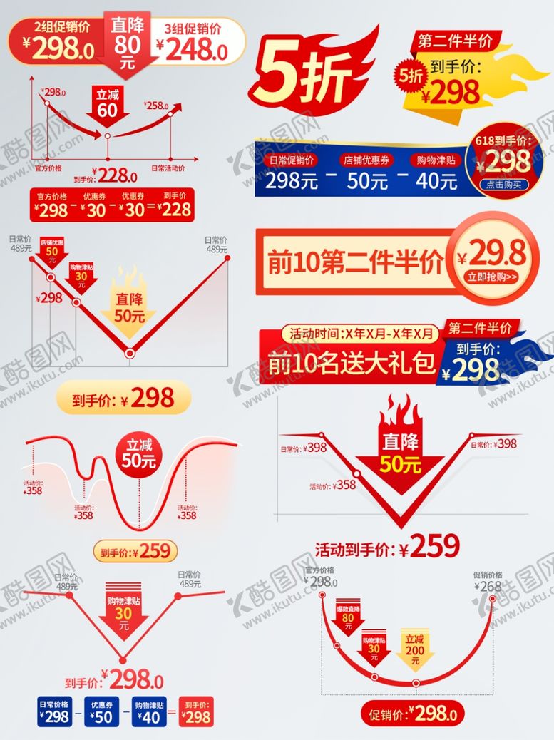 编号：34399106271827567210【酷图网】源文件下载-电商降价