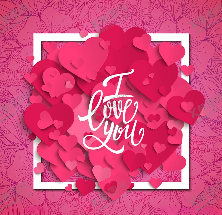 编号：80849509140200595831【酷图网】源文件下载-情人节背景