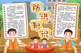 防洪救灾安全展板