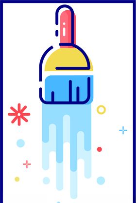 刷子图标