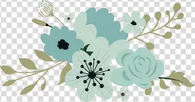 花朵素材卉图案无缝拼接卉矢量