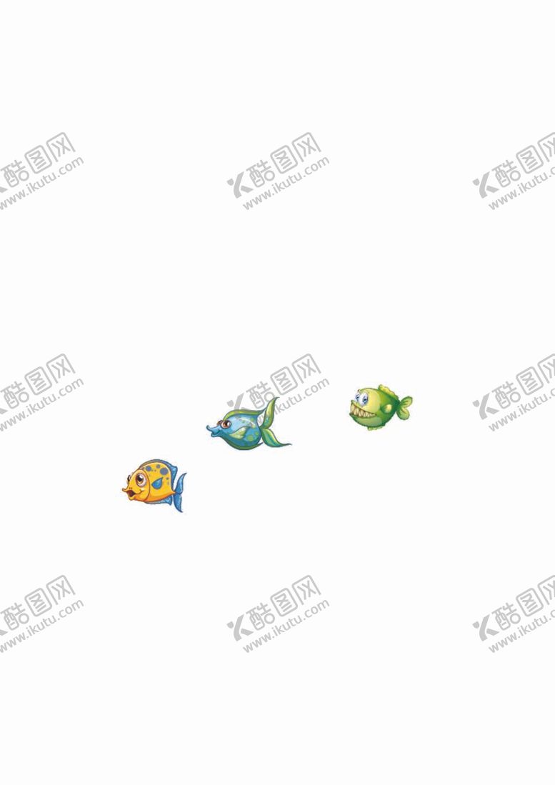 编号：65447312032224134000【酷图网】源文件下载-卡通鱼矢量图