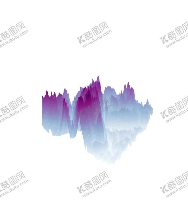 编号：10408505180430174401【酷图网】源文件下载-抽象山峰