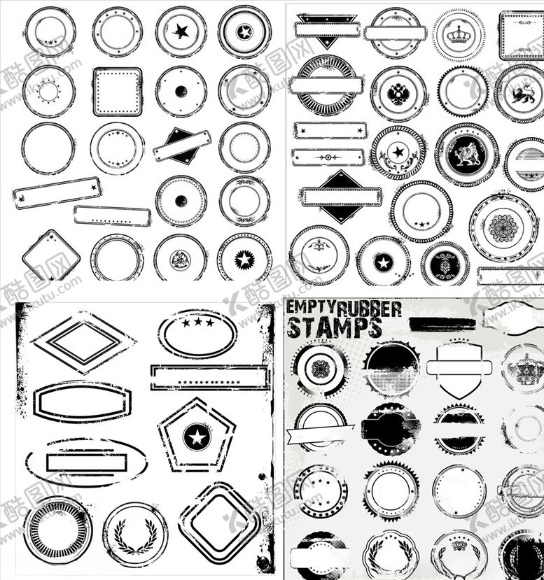 编号：88184410311320564461【酷图网】源文件下载-水墨标签边框