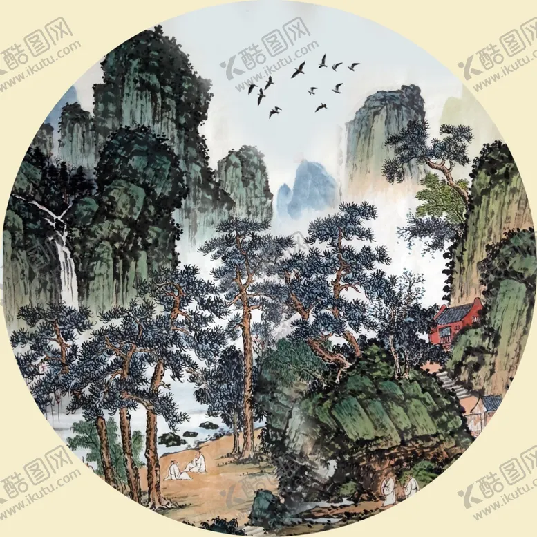 编号：26063910181419392737【酷图网】源文件下载-水墨山水