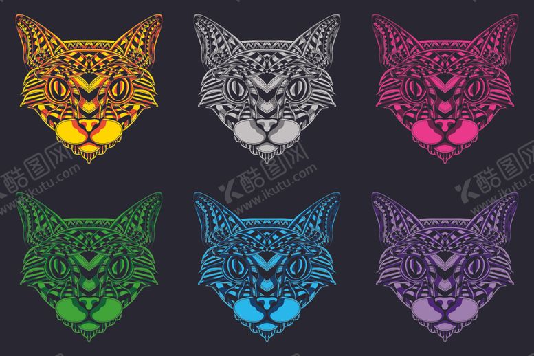 编号：82587606300908306203【酷图网】源文件下载-动物头像