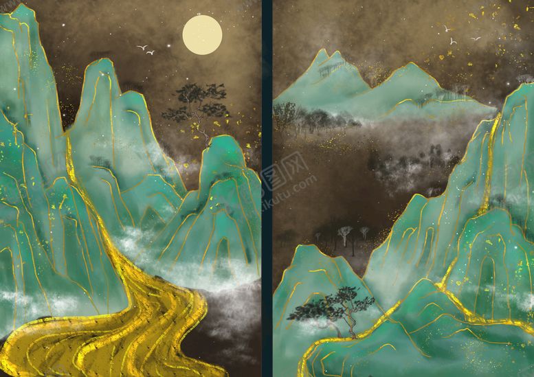 编号：81119210280316016062【酷图网】源文件下载-中国风背景墙